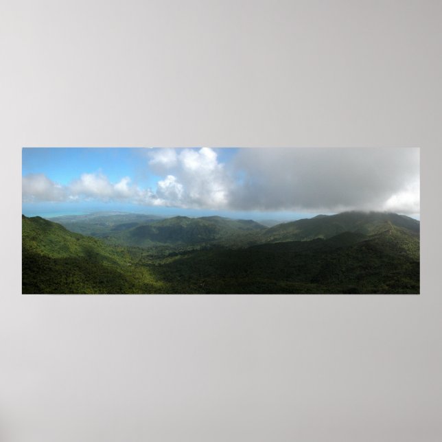 Puerto Rico Panoramic 9 Poster (Front)