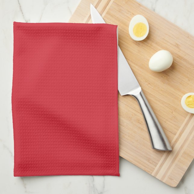 Puerto Rico Plain Flag Tea Towel (Quarter Fold)