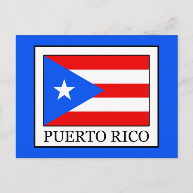 Puerto Rico Postcard (Front)