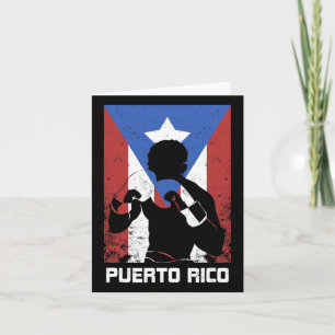 Puerto Rico Pride Flag Boxing Card