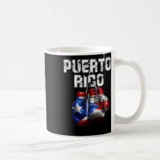 Puerto Rico Pride - Vintage Boxing Gloves Coffee Mug