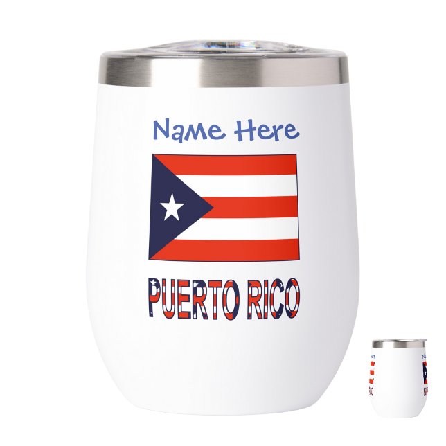 Puerto Rico Puerto Rican Flag Blue Personalisation (Creator Uploaded)