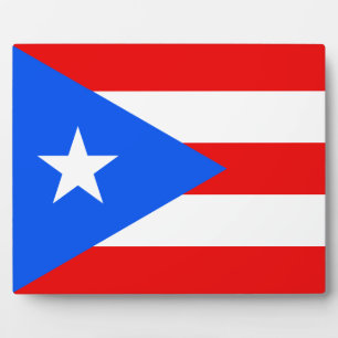 Puerto Rico – Puerto Rican Flag Plaque