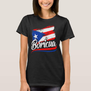 Puerto Rico Puerto Rican Puerto Rico Flag Boricua T-Shirt
