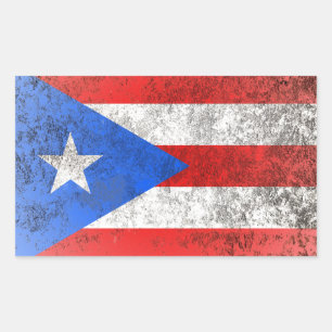 Puerto Rico Rectangular Sticker