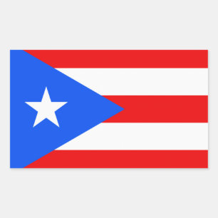 Puerto Rico Rectangular Sticker