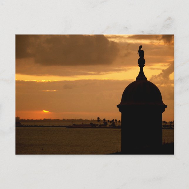 Puerto Rico - San Juan - Sunset Postcard (Front)