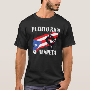 Puerto Rico Se Respeta Puerto Rico Map T-Shirt