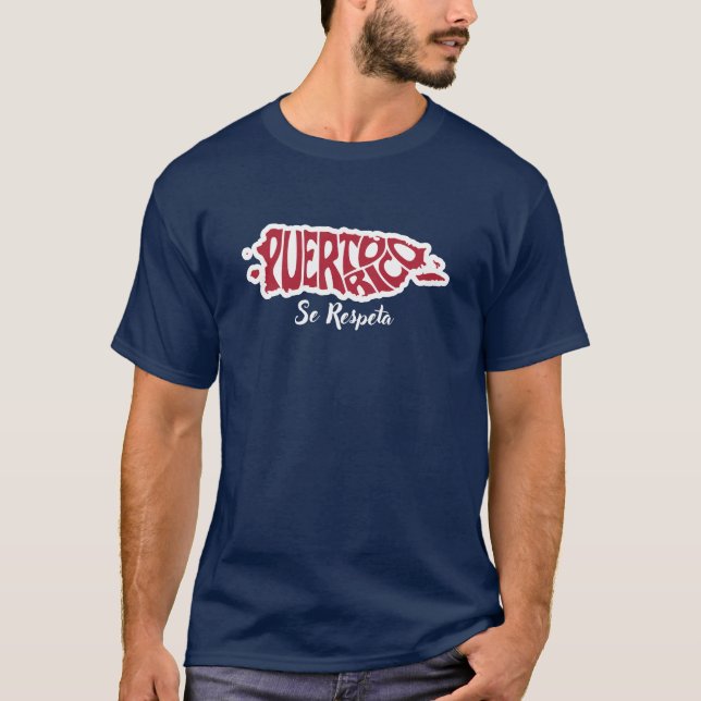 Puerto Rico Se Respeta T-Shirt - Mens (Front)