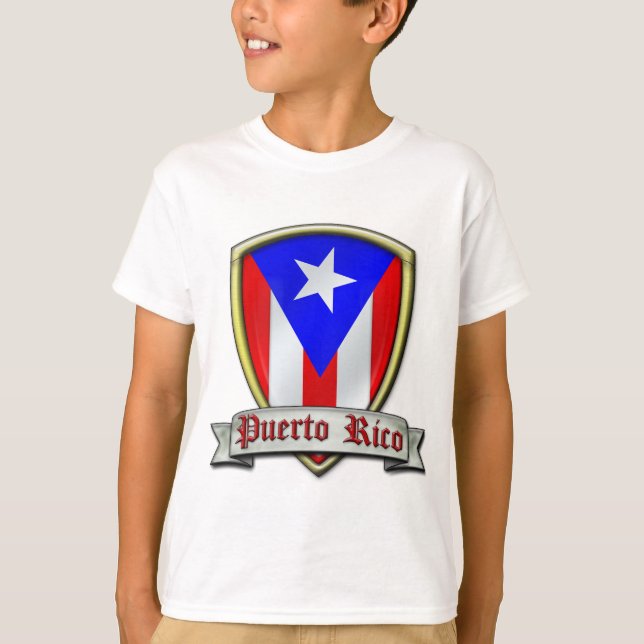 Puerto Rico - Shield2 T-Shirt (Front)