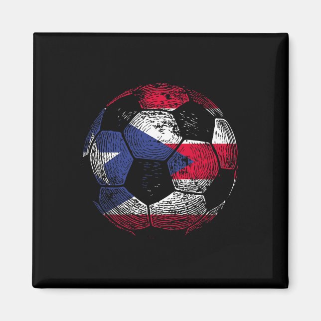 Puerto Rico Soccer  Magnet (Front)