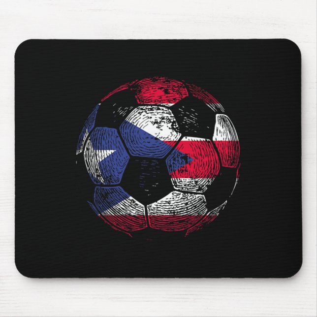 Puerto Rico Soccer  Mouse Pad (Front)