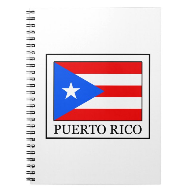 Puerto Rico Spiral Notebook (Front)