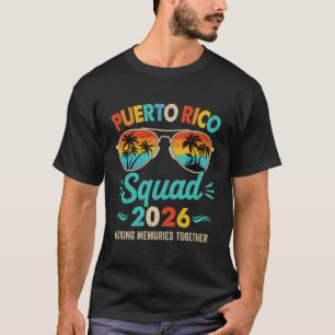Puerto Rico Squad 2026 Vacation Friends Family Mat T-Shirt