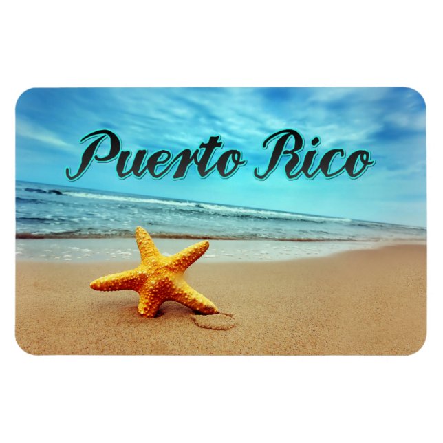 Puerto Rico starfish Magnet (Horizontal)