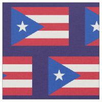 Puerto Rico State Flag Blue Background