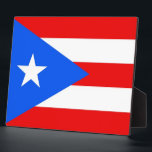Puerto Rico State Flag Plaque<br><div class="desc">Add a vibrant touch of Puerto Rican spirit to your home or office decor with our exclusive plaque featuring the flag of Puerto Rico! Crafted with meticulous attention to detail, this plaque is more than just decorative; it's a celebration of Puerto Rican heritage and cultural pride. The bold design proudly...</div>