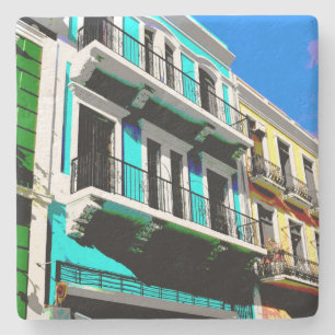 Puerto Rico Stone Coaster