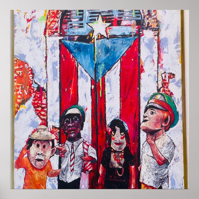 Puerto Rico Street Art  Poster (Front)