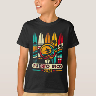 Puerto Rico Surfing Summer Beach Matching Family M T-Shirt