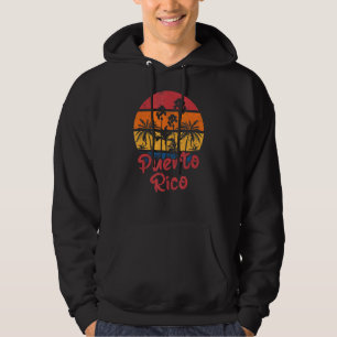 Puerto Rico Surfing Vintage Hoodie