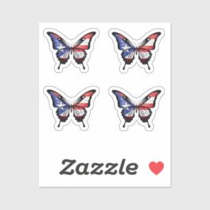 Puerto Rico Swallowtail Butterfly Flag