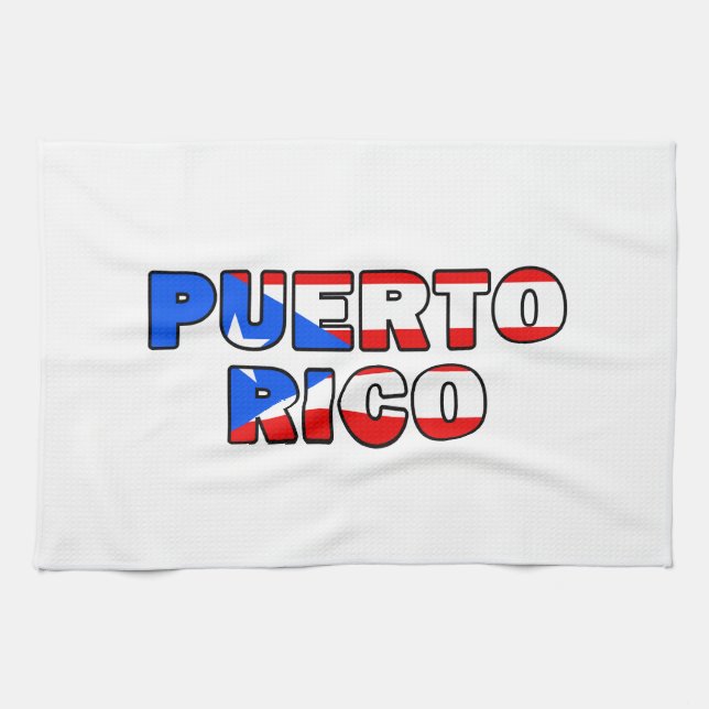 Puerto Rico Tea Towel (Horizontal)