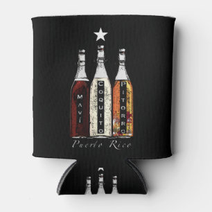 Puerto Rico Traditional Drinks Can Cooler