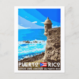 Puerto Rico Travel Postcard