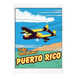 Puerto Rico travel poster