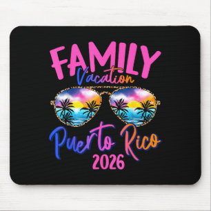 Puerto Rico Vacation 2026 Souvenir Matching Family Mouse Pad