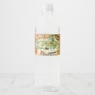 Puerto Rico Water Label