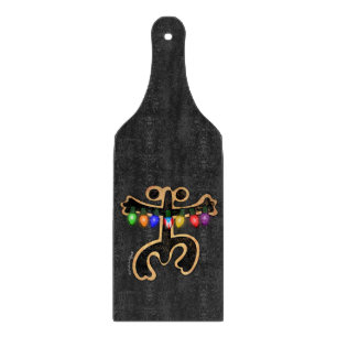 Puerto Rico Xmas Coqui Taino Symbol Boricua Flag Cutting Board