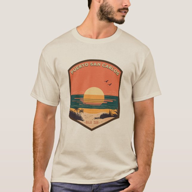 Puerto San Carlos Baja California Sur Mexico T-Shirt (Front)
