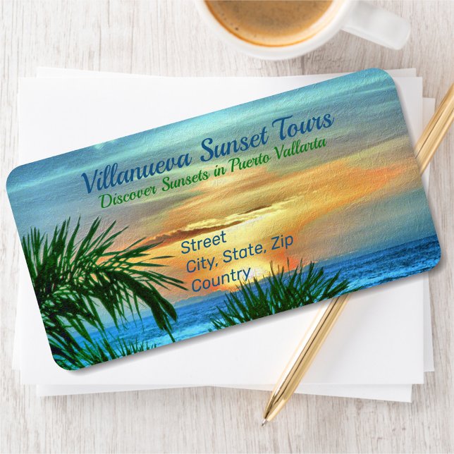 Puerto Sunset 1557 Address Label (Creator Uploaded)