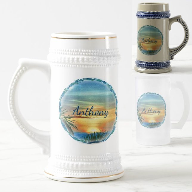 Puerto Sunset 1557 Beer Stein (Creator Uploaded)
