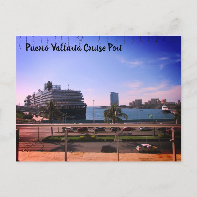 Puerto Vallarta Cruise Port Postcard (Front)