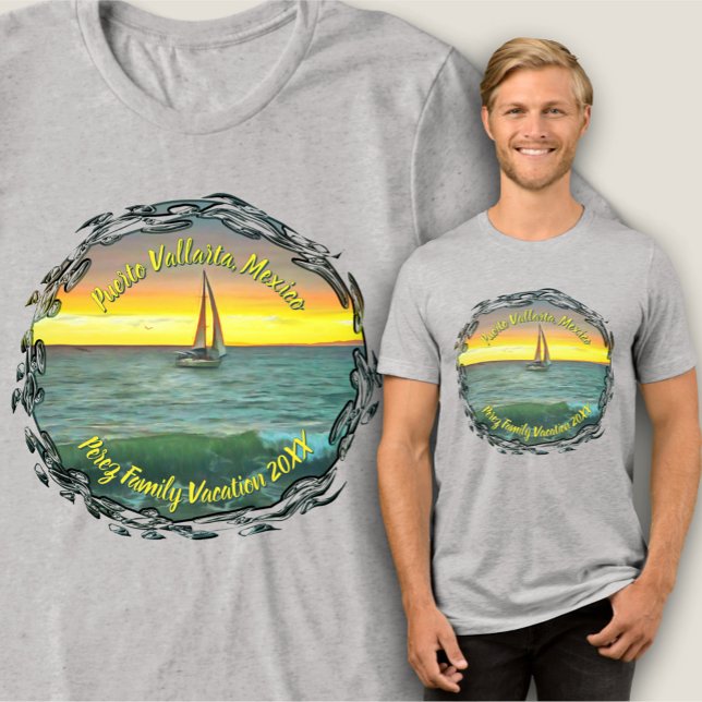 Puerto Vallarta Family Vacation 0884 Tri-Blend Shirt (Creator Uploaded)