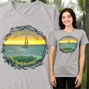 Puerto Vallarta Family Vacation 0884 Tri-Blend Shirt