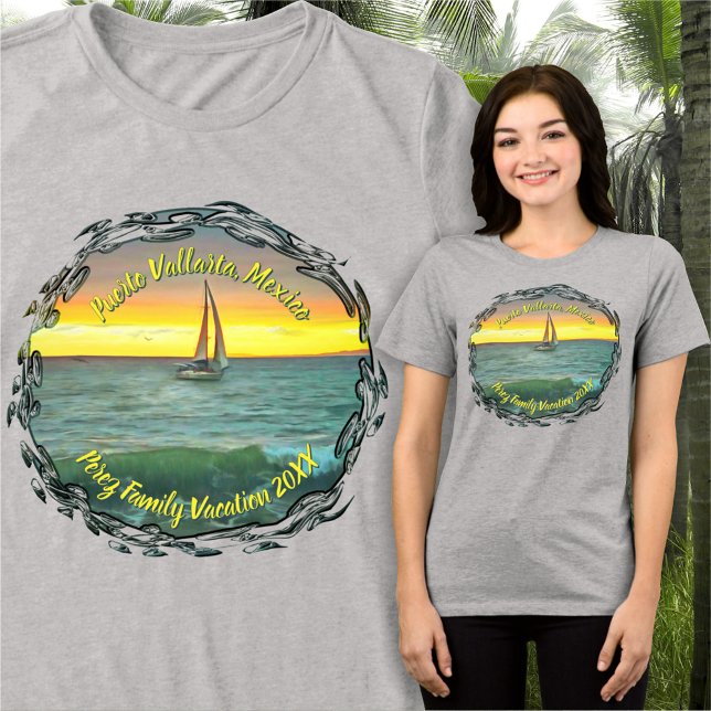 Puerto Vallarta Family Vacation 0884 Tri-Blend Shirt (Creator Uploaded)