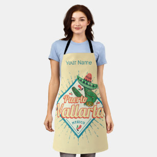 Puerto Vallarta Jalisco Mexico dancing cactus Apron