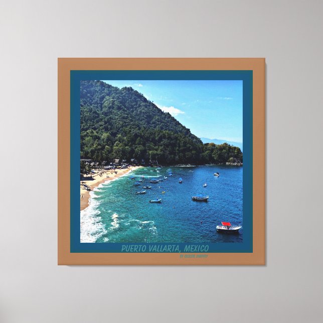 Puerto Vallarta, Mexico  Canvas Print (Front)