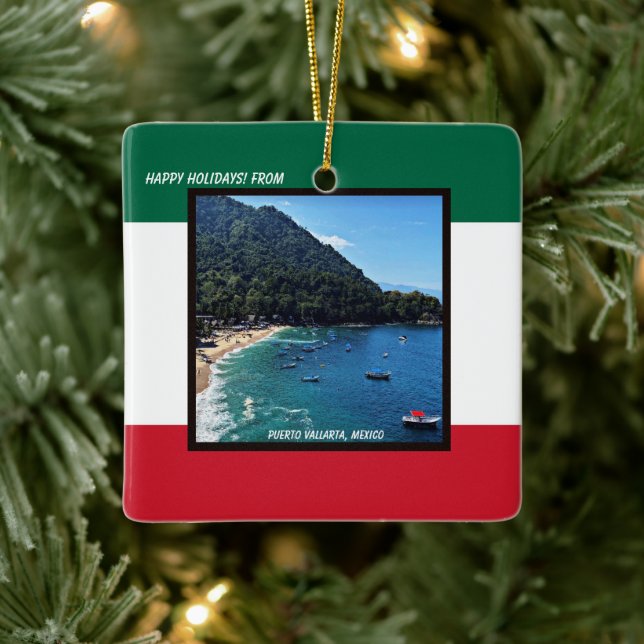Puerto Vallarta, Mexico  Ceramic Ornament (Tree)