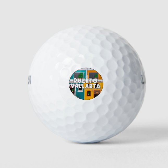 Puerto Vallarta Mexico Golf Balls (Front)