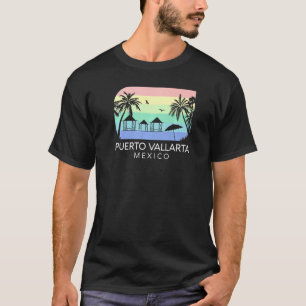 Puerto Vallarta Mexico Retro Mexican Resort Vacati T-Shirt