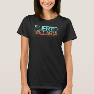 Puerto Vallarta Mexico Retro Mexican Resort Vacati T-Shirt