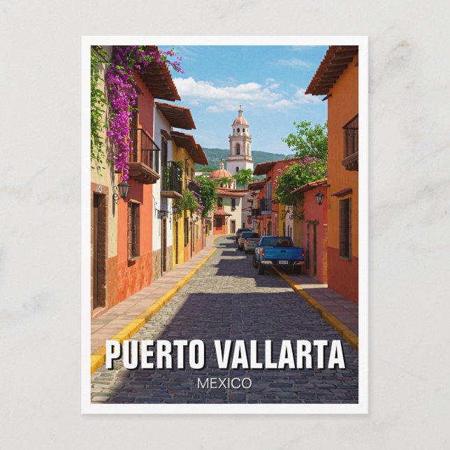 Puerto Vallarta Mexico Travel Postcard (Front)