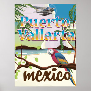 Puerto Vallarta Mexico travel poster