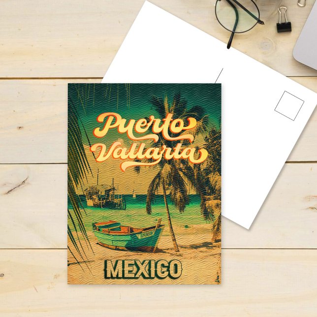 Puerto Vallarta Mexico Vintage Souvenirs 60s Postcard (Creator Uploaded)