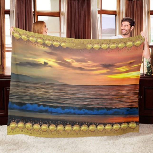 Puerto Vallarta Sunset 1577 Fleece Blanket (Creator Uploaded)